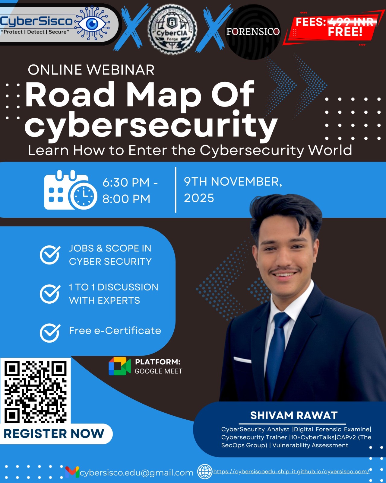 Road Map Of Cybersecurity Poster
